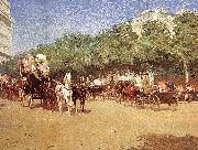 Childe Hassam Le Jour du Grand Prix oil painting artist